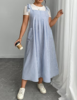 Women_Plus_Size_Casual_Solid_Color_Pleated_Long_Camisole_Dress_PRUSES-18