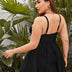 Women Plus Size Conservative solid color Two Piece Swim-2