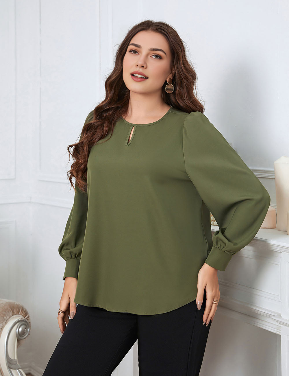 Women_Plus_Size_Early_Spring_Crew_Neck_Long_Sleeve_Shirt_PRUSES_3