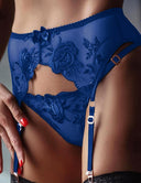 Women Plus Size Extreme Sexy Lace Garter Belts-3