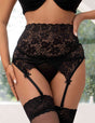 Women Plus Size Extreme Sexy Lace Garter Belts