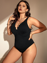 Women_Plus_Size_Floral_Lace_Trim_Special_Fabric_Swimsuit_1