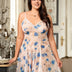 Women Plus Size Floral Sexy Sheer Babydoll-2
