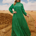 Women Plus Size French Hot Sale Hepburn Style Loose Solid Color Dress-1