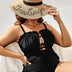 Women Plus Size Front Cutout Two-Piece Swimsuit5