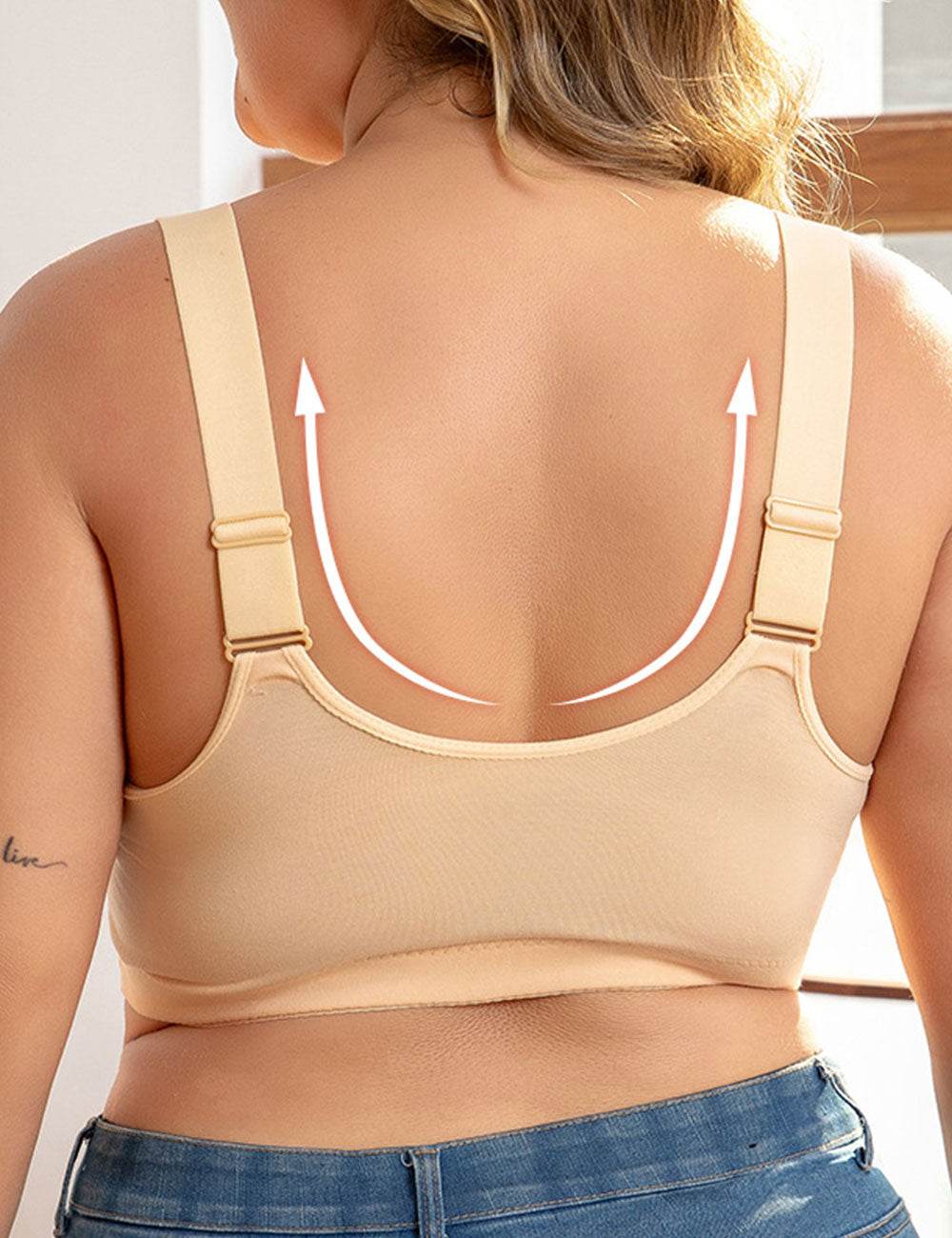 8XL Women Plus Size Frontal Seamless Printed Bra | PRUSES - PRUSES