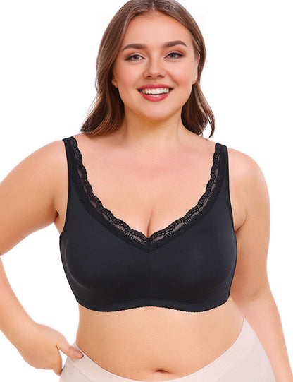 Women Plus Size Full Cup Thin Bra | PRUSES-5