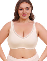 Women Plus Size Full Cup Thin Bra | PRUSES