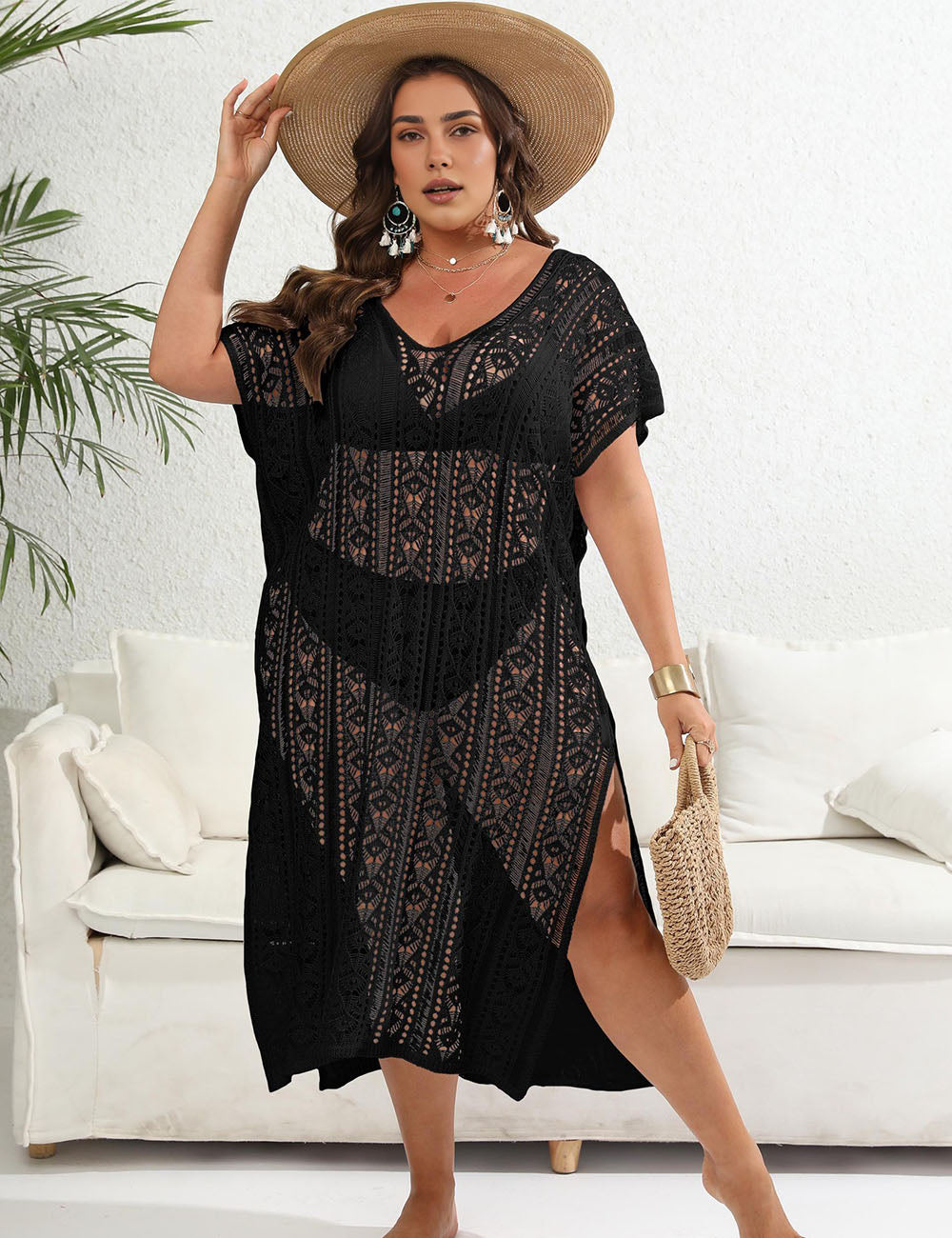 Women_Plus_Size_Hollow_Deep_V_Neck_Cover_Up_7