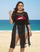 Women_Plus_Size_Irregular_Slit_Cover_Up_1