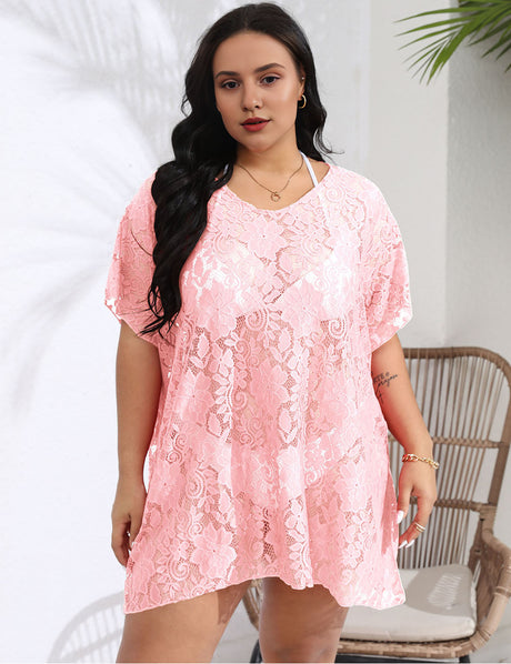 Women_Plus_Size_Lace_Bikini_Cover_Up_4
