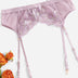 Women Plus Size Lace Embroidered Garter Belt-2