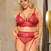 Women_Plus_Size_Lace_Open_Bust_Bra_And_Garter_Panty_Set_With_Steel_Ring_6