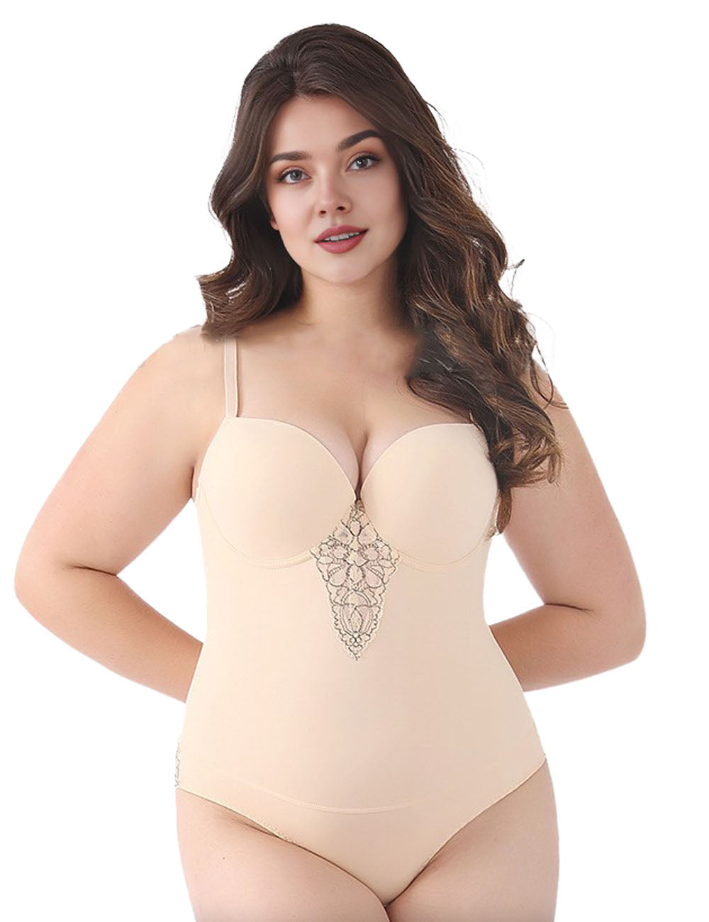 Women_Plus_Size_Lace_Tummy_Control_Shapewear_PRUSES_5