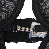Women Plus Size Lace Underwire Adjustable Strap Babydoll-6