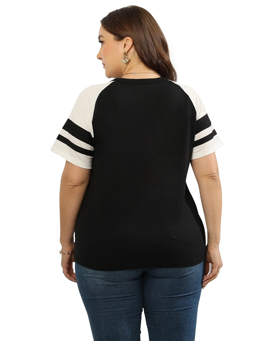 Women Plus Size  Lace Up Front Tops | PRUSES