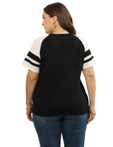 Women Plus Size  Lace Up Front Tops | PRUSES