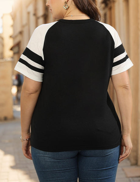 Women Plus Size  Lace Up Front Tops | PRUSES