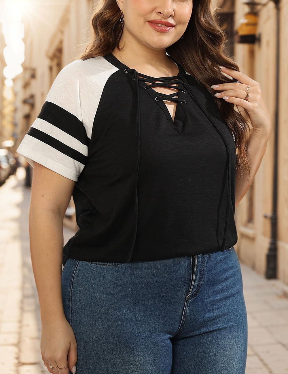 Women_Plus_Size_Lace_Up_Front_Tops_PRUSES_7