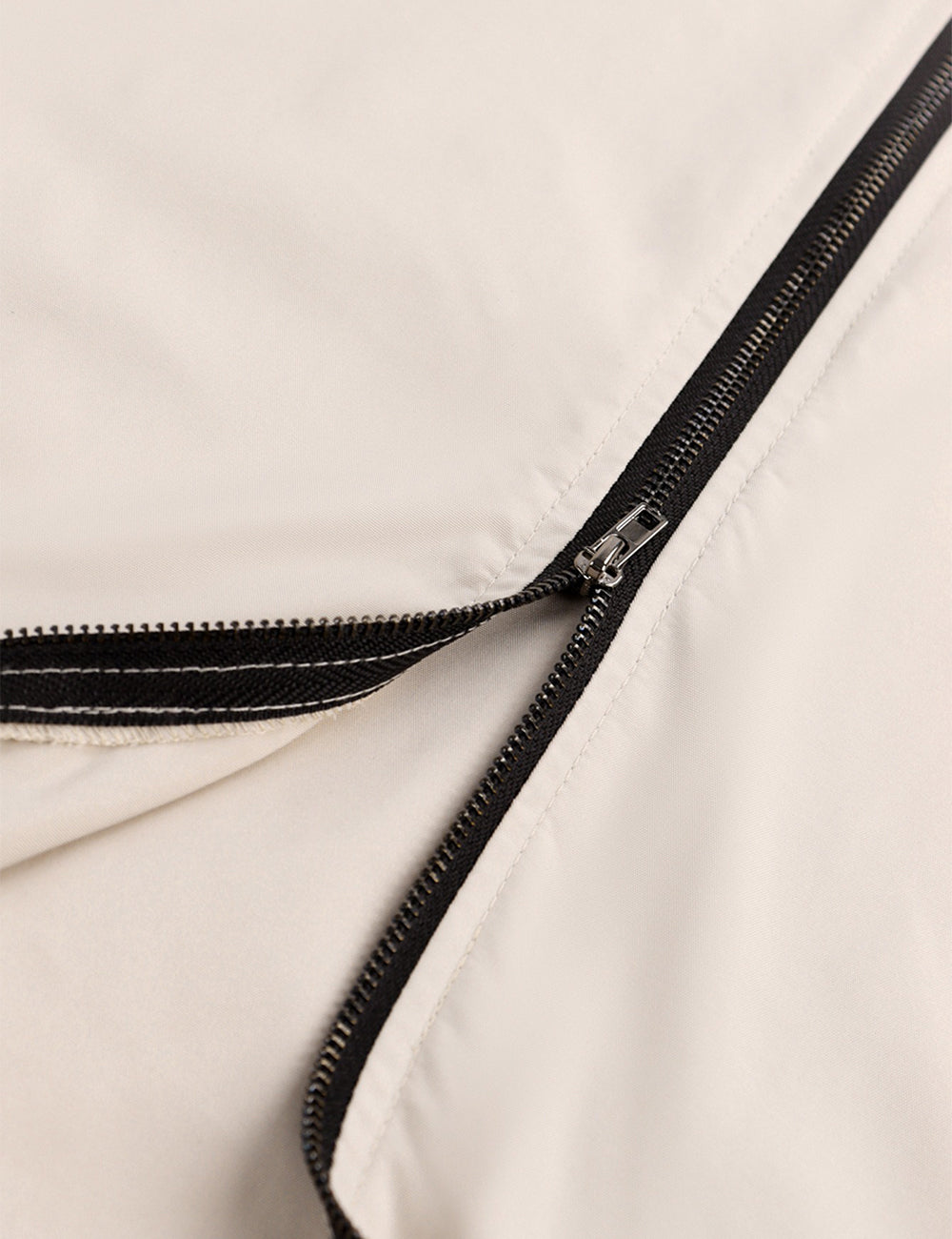 Women Plus Size Light Beige Hooded Windbreaker Coat