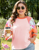 Women_Plus_Size_Loose_Colorblock_Short-Sleeved_T-Shirt_PRUSES_2