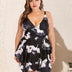Women Plus Size New High Waist One Piece Swimsuit