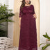 Women Plus Size New Hollow Lace Pocket Dress-5