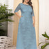 Women Plus Size New Hollow Lace Pocket Dress-8