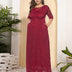 Women Plus Size New Hollow Lace Pocket Dress