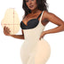 Women Plus Size Open Bust Beige Shapewear