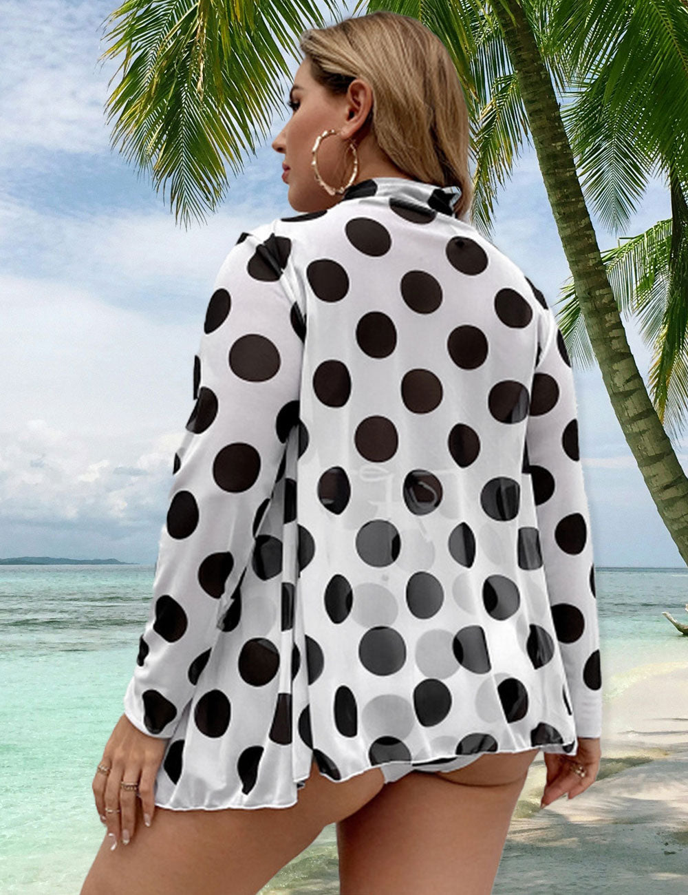 Women_Plus_Size_Polka_Dot_Bikini_Three_Piece_Set_3