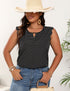Women Plus Size Polka Dot Flying Sleeves Round Neck Short Sleeves | PRUSES-2