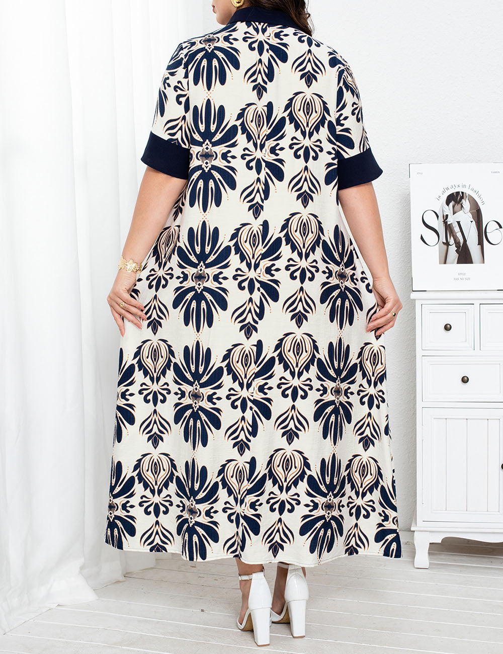 Women_Plus_Size_Printed_Lapel_Maxi_Dress_PRUSES_4