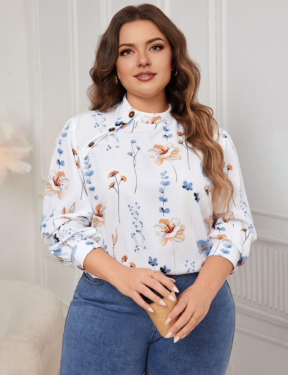 Women_Plus_Size_Printed_Turtleneck_Long_Sleeve_Blouse_PRUSES_6