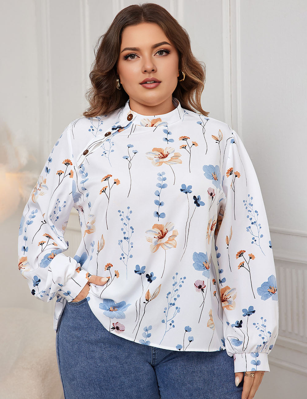 Women_Plus_Size_Printed_Turtleneck_Long_Sleeve_Blouse_PRUSES_9