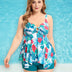 Women Plus Size Push Up Padded Bra Swimsuit-6