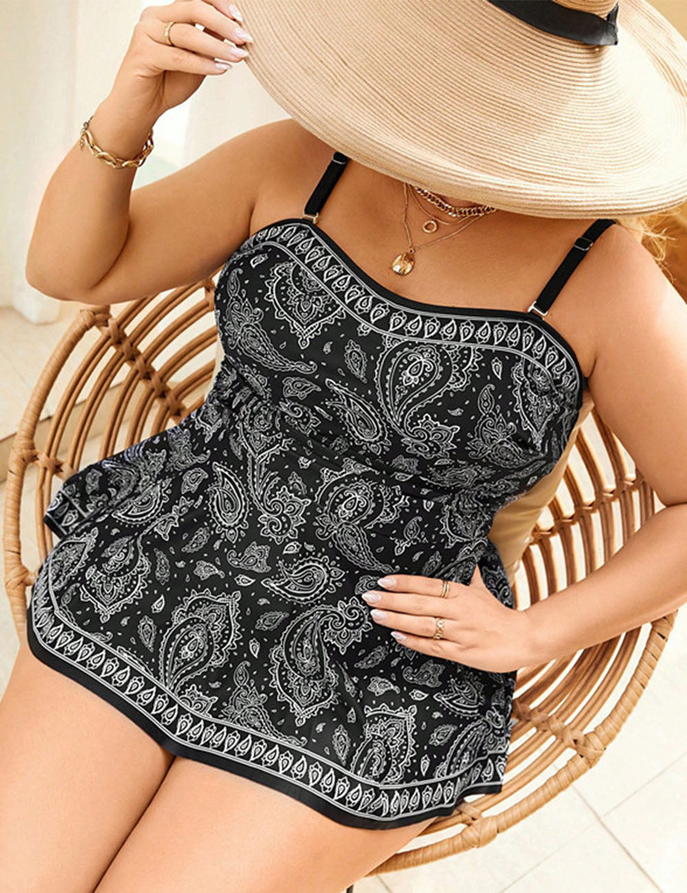 Women_Plus_Size_Retro_Print_Swimdress_3