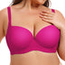 Women Plus Size Seamless Gathered Underwire Bra | PRUSES-4