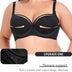 Women Plus Size Seamless Gathered Underwire Bra | PRUSES-5