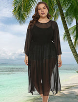 Women_Plus_Size_See-Through_Mesh_Dress_Cover-Up_4