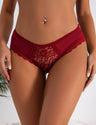 Women Plus Size Sexy Floral Lace Panty