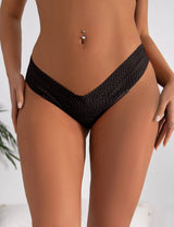 Women Plus Size Sexy Hollowed Out Panty