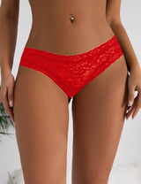 Women Plus Size Sexy Lace Bikini Panty