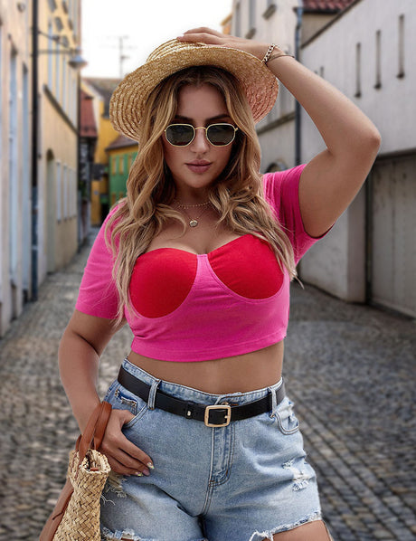 Women_Plus_Size_Sexy_Low_Cut_Crop_T-Shit_PRUSES_7