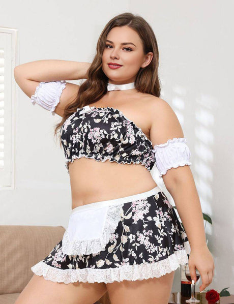Women_Plus_Size_Sexy_Printed_Uniform_Set_6