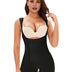 Women Plus Size Black Side Zip Open Bust Shapewear