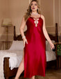 Women_Plus_Size_Silky_Satin_Hollow-Out_Side_Slit_Nightgown_PRUSES_1