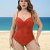 Women_Plus_Size_Solid_Color_Front_Twist_One-Piece_Swimsuit_3