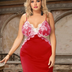 Women Plus Size Strap Satin sexy babydoll-3
