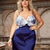Women Plus Size Strap Satin sexy babydoll-5